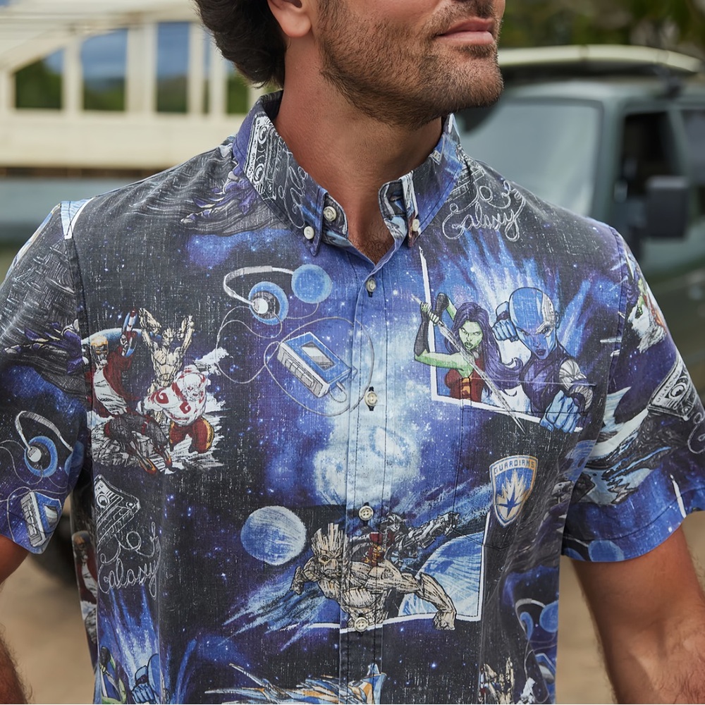 Ren Spooner Marvel GUARDIANS OF THE GALAXY Shirt XL and NWT!